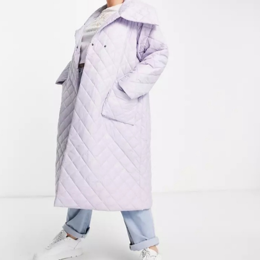NATIVE YOUTH Oversized Longline Padded Coat Sz 24